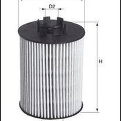 MECAFILTER ELH4504 Фильтр масляный вставка