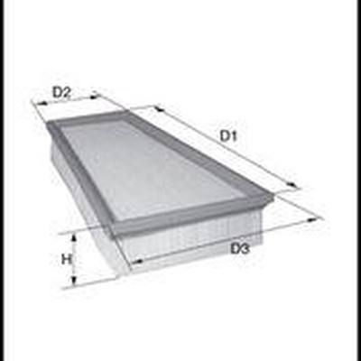 MECAFILTER ELP9579 Фильтр воздушный