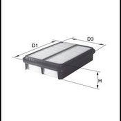 MECAFILTER ELP9587 Фильтр воздушный