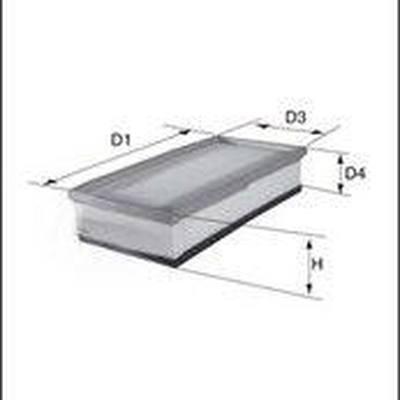 MECAFILTER ELP9588 Фильтр воздушный