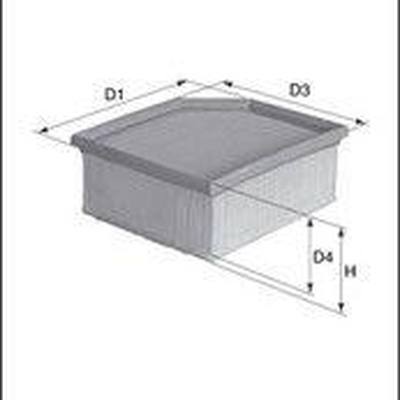 MECAFILTER ELP9603 Фильтр воздушный 