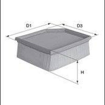 MECAFILTER ELP9616 Фильтр воздушный