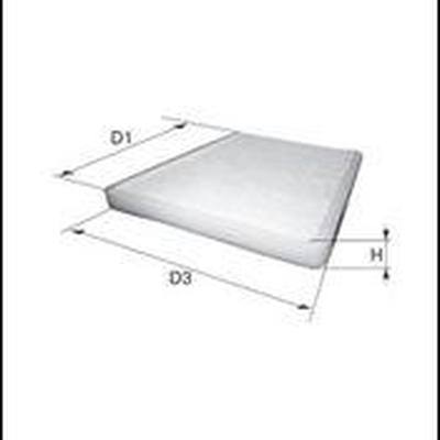 MECAFILTER ELR7398 Фильтр салона