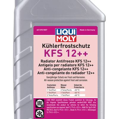 Liqui Moly 21134 Антифриз, концентрат Kuhlerfrostschutz KFS 12++, красный, 1л