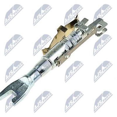 NTY HSR-FR-001 Саморегулятор барабанного тормозного механизма -, FORD FOCUS II 04-11, FOCUS C-MAX 04-, FIESTA 01-08, FUSION 02-, KA 03-08, TRANSIT CONNECT 02- /L/P/ | зад |
