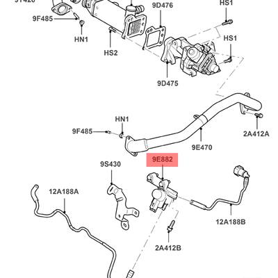 Ford 1624386 Преобразователь давления