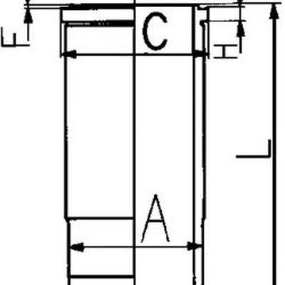 Mahle 037 WN 38 01 Гильза цилиндра