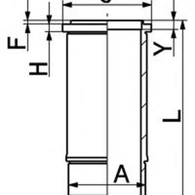 Mahle 061 WN 19 00 Гильза цилиндра