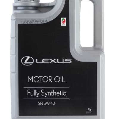 Toyota 08880-83717 5W-40 Motor Oil API SN, 4л Lexus (синт. мотор. масло)