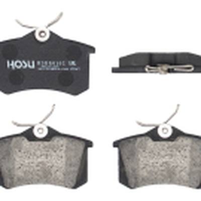 HOSU HSBR0102 Колодки тормозные зад SKODA OCTAVIA 97-/YETI 09-/AUDI A4 01-08/A6 97-05/VW SCIROCCO 08-/RENAULT FLUE