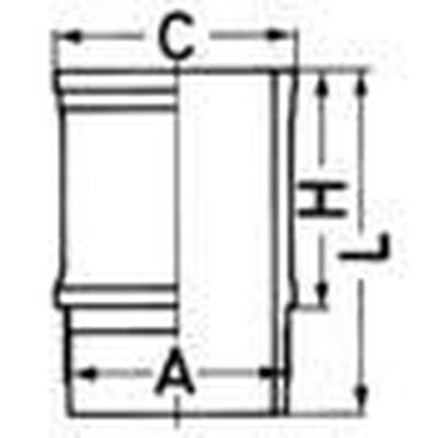Mahle 061 LW 00119 001 Гильза цилиндра
