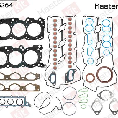 Master KiT 77BG264 Комплект прокладок двигателя