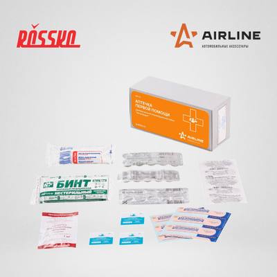 AIRLINE AM-06 Аптечка универсальная индивидуальная с медикаментами