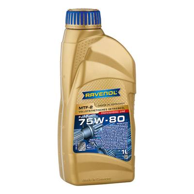 RAVENOL 1221103001 Масло трансмиссионное синтетическое 75w80 1л 
