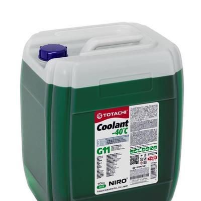 Totachi 43210 Антифриз, готовый раствор NIRO COOLANT G11 -40°C зелёный 10кг