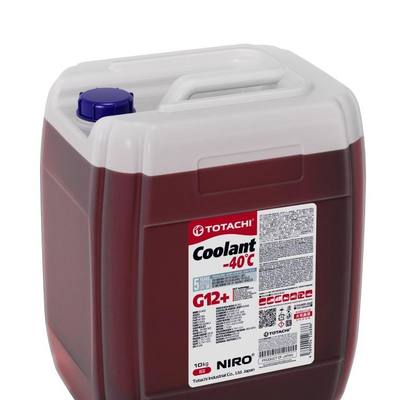 Totachi 43110 Антифриз, готовый раствор NIRO COOLANT G12+ -40°C красный 10кг
