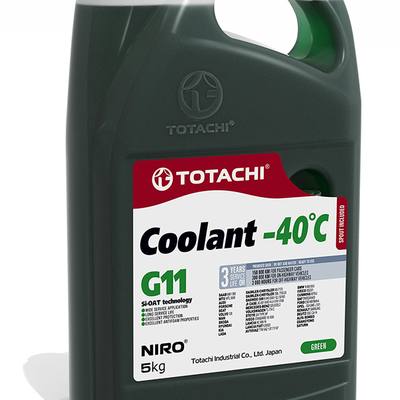 Totachi 43205 Антифриз, готовый раствор NIRO COOLANT G11 -40°C зелёный 5кг