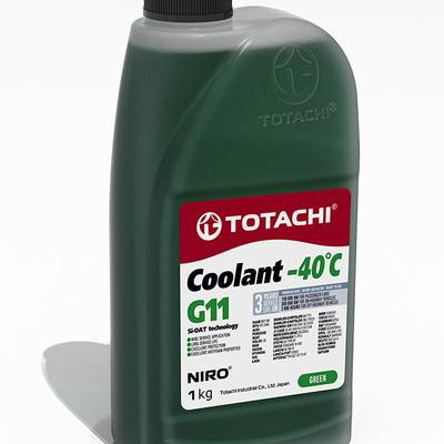 Totachi 43201 Антифриз, готовый раствор NIRO COOLANT G11 -40°C зелёный 1кг