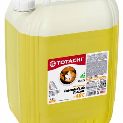 Totachi 43720 Антифриз, готовый раствор ELC -40°C жёлтый 20л