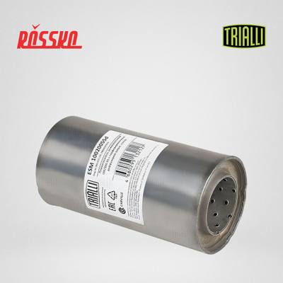 Trialli ESM 10020055d Пламегаситель универсальный 100/200-55 с перф. диффузором (нерж. алюм. сталь)