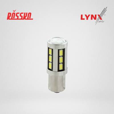 LYNXauto LD24521C Лампа светодиодная LED P21W S25 24V BA15s SMDx18 7200K CANbus HCV