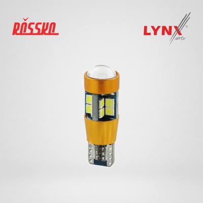LYNXauto LD12805CM Лампа светодиодная LED W5W T10 12V W2,1x9,5d SMDx19 6200K CANbus