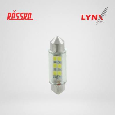 LYNXauto LD13905 Лампа светодиодная LED C5W T11x39 12V SV8,5-8 SMDx6 6900K