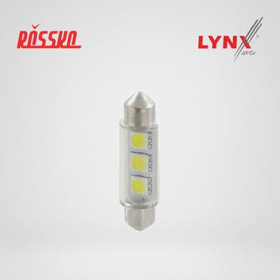 LYNXauto LD14105 Лампа светодиодная LED C5W T11x41 12V SV8,5-8 SMDx3 7000K