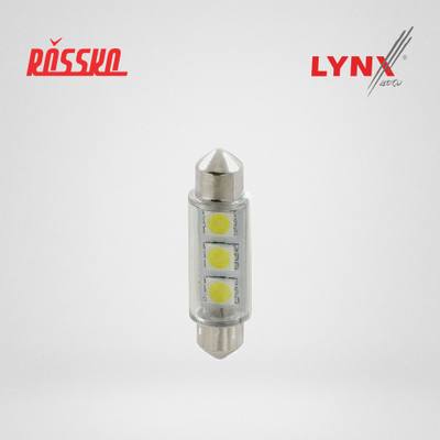 LYNXauto LD24110 Лампа светодиодная LED C10W T11x41 24V SV8,5-8 SMDx3 7300K HCV