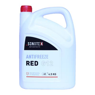 Sonatex 102623 Антифриз красный 4,5 кг