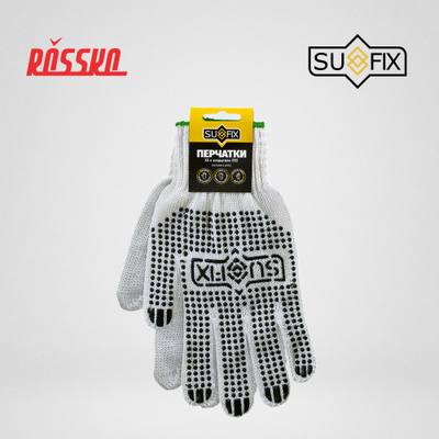 SUFIX SF1001 Перчатки ХБ 4 нити