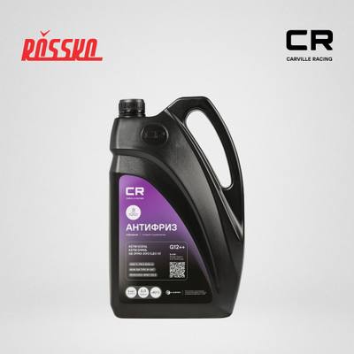 Carville Racing L2018002 Антифриз, готовый раствор CR G12++, лобридный флуор. -40°С, фиолет, 5л/5.36кг