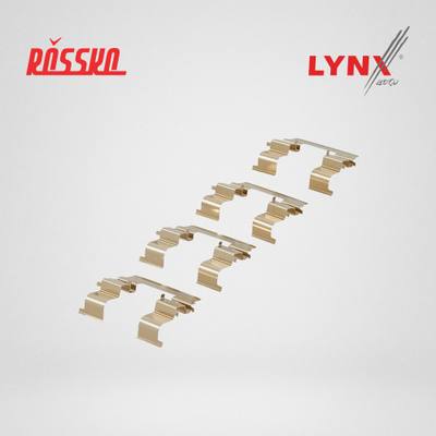 LYNXauto BC-8280 Ремкомплект дисковых тормозных колодок | зад |