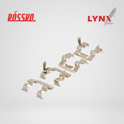 LYNXauto BC-8477 Ремкомплект дисковых тормозных колодок | зад |