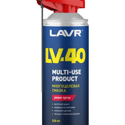LAVR Ln1453 Смазка многоцелевая LV-40, 520мл