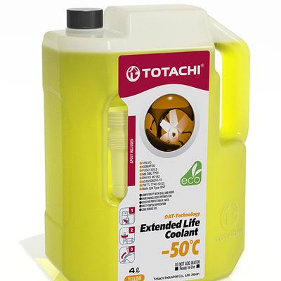 Totachi 43804 Антифриз, готовый ELC -50°C 4л жёлтый