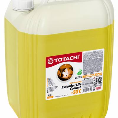 Totachi 43820 Антифриз, готовый раствор ELC -50°C жёлтый 20л