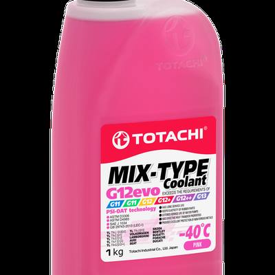 Totachi 46801 Антифриз, готовый раствор MIX-TYPE COOLANT G12evo -40°C розовый 1кг