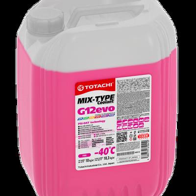 Totachi 46810 Антифриз, готовый раствор MIX-TYPE COOLANT G12evo -40°C розовый 10кг
