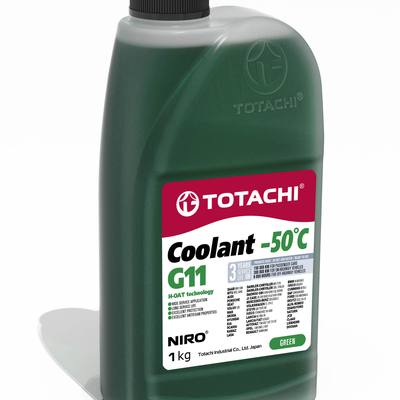 Totachi 44701 Антифриз, готовый раствор NIRO COOLANT G11 -50°C зелёный 1кг