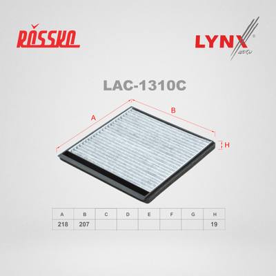 LYNXauto LAC-1310C Фильтр салонный угольный