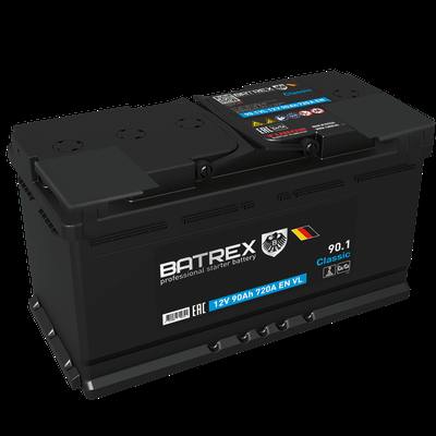 BATREX 4610082700321 Аккумулятор Classic 90 Ah, 720 A, 353 х 175 х 190 прям.