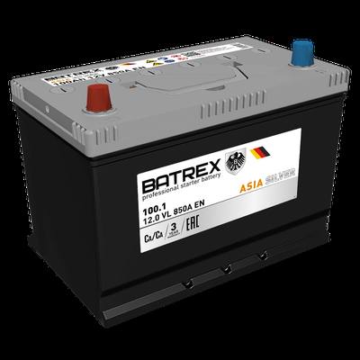 BATREX 4610082700383 Аккумулятор ASIA SILVER 100 Ah, 850 A, 304 х 175 х 221 прям. 140D31R