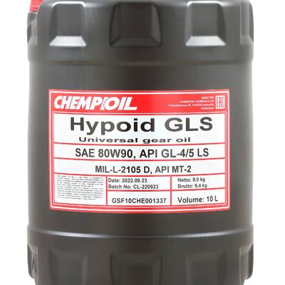 CHEMPIOIL CH8802-10-E 80W-90 Hypoid GLS GL-4/GL-5 LS/MT-1 10л (мин. транс. масло)