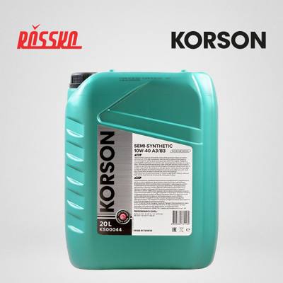 KORSON KS00044 10W-40 SEMI-SYNTHETIC A3/B4 20л (полусинт. мотор. масло)