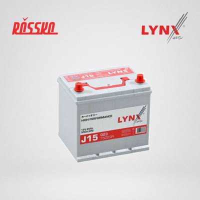 LYNXauto J15 Снят с производства Аккумулятор 65 Ah, 550 A, прямая, 232x173x225, JIS 75D23R