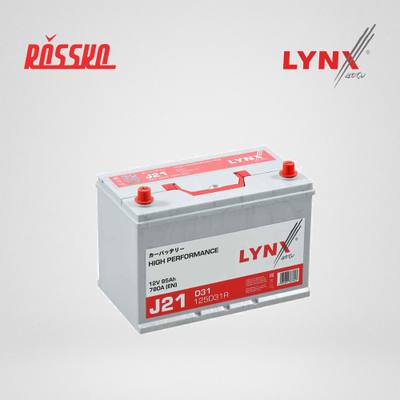 LYNXauto J21 Снят с производства Аккумулятор 95 Ah, 780 A, прямая, 306x173x225, JIS 125D31R