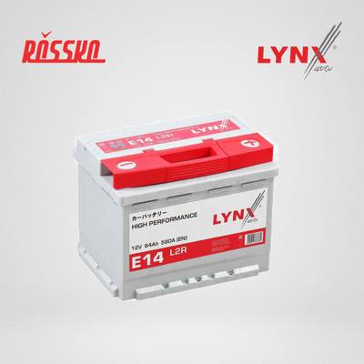 LYNXauto E14 Снят с производства Аккумулятор 64 Ah, 580 A, обратная, 242x175x190