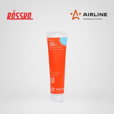 AIRLINE ADGC013 Клей-цемент для ремонта глушителей, туба с подвесом, 150 гр.