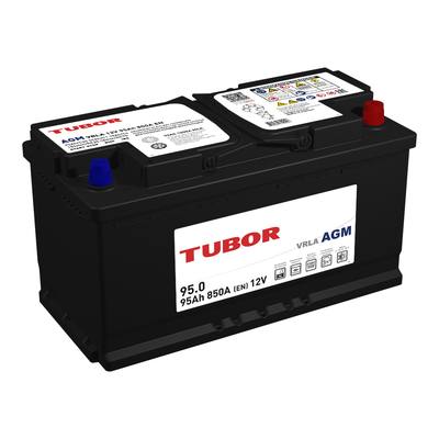 TUBOR 4610082700116 Аккумулятор AGM 95 Ah, 850 A, 353 х 175 х 190 обр.